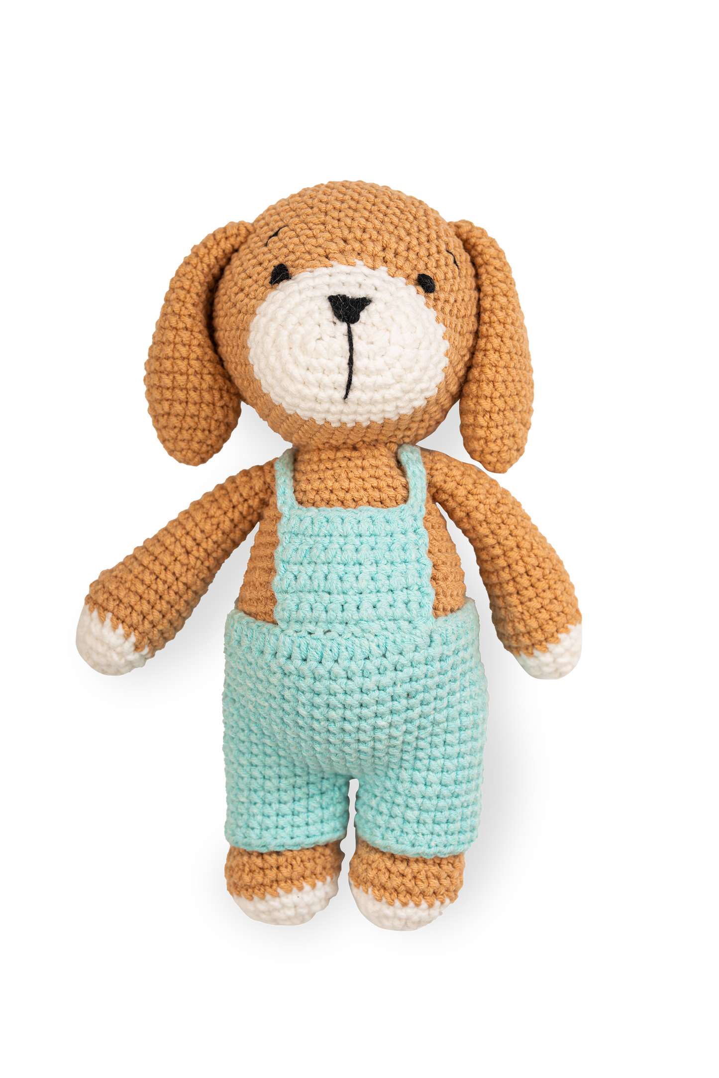 Cinnamon Blue Puppy - Knitted Friends