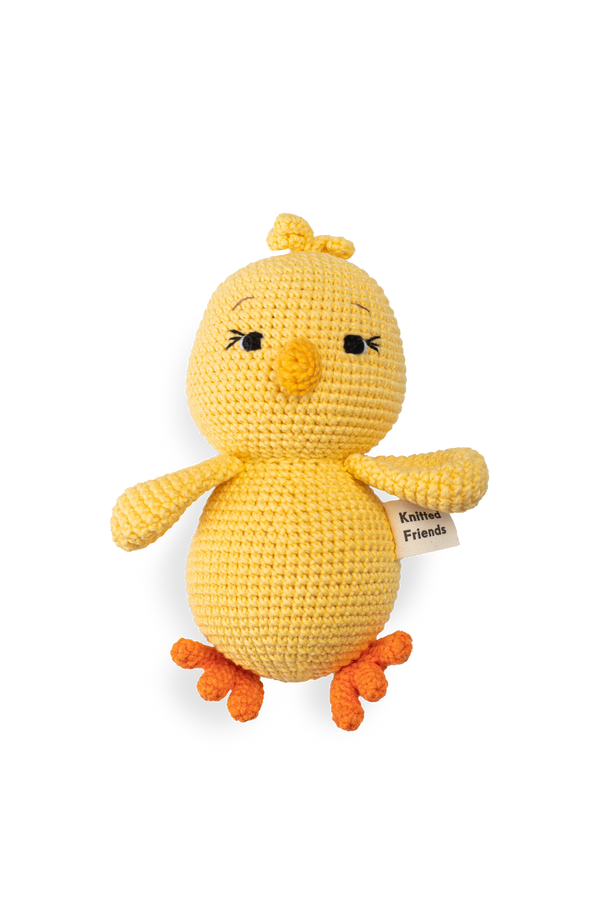 Handmade Chick Toy - Knitted Friends