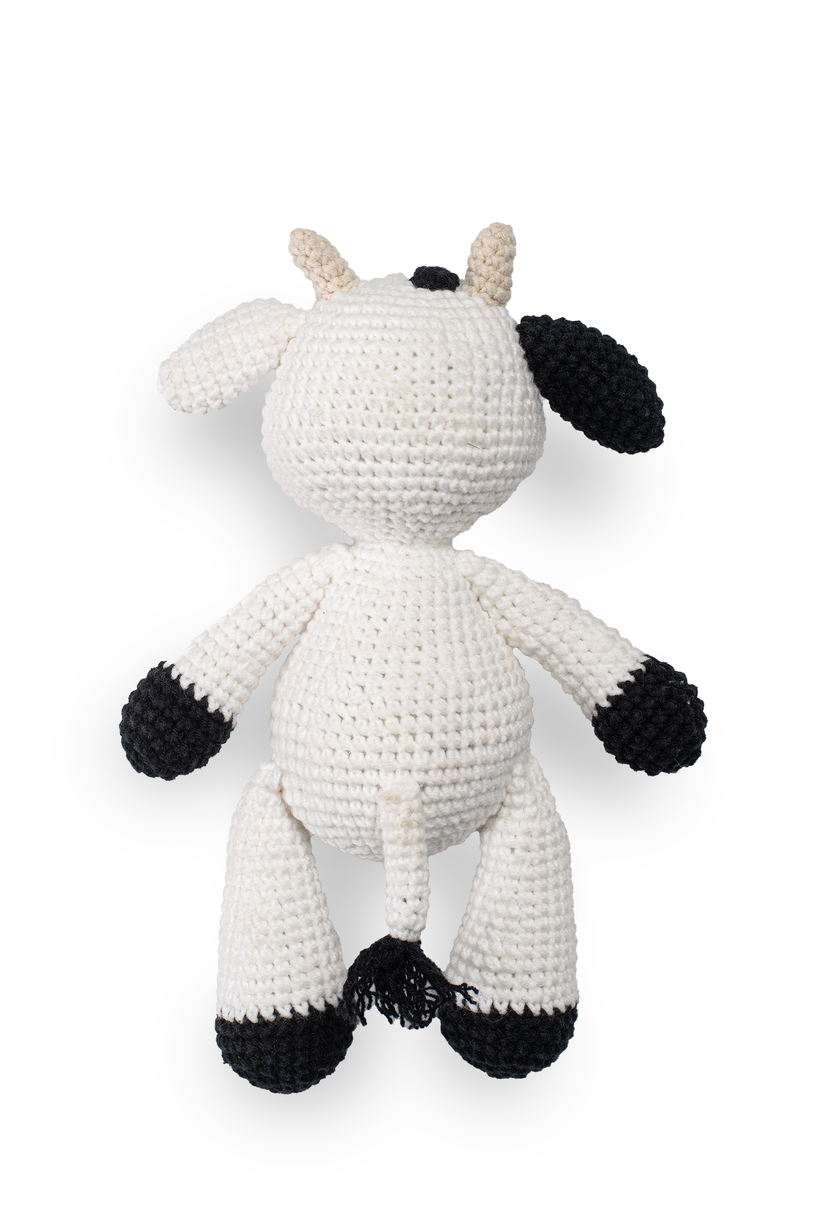 Handmade Cow Toy - Knitted Friends