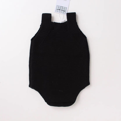 Knitted Friends Midnight Bunny knit onesie for babies