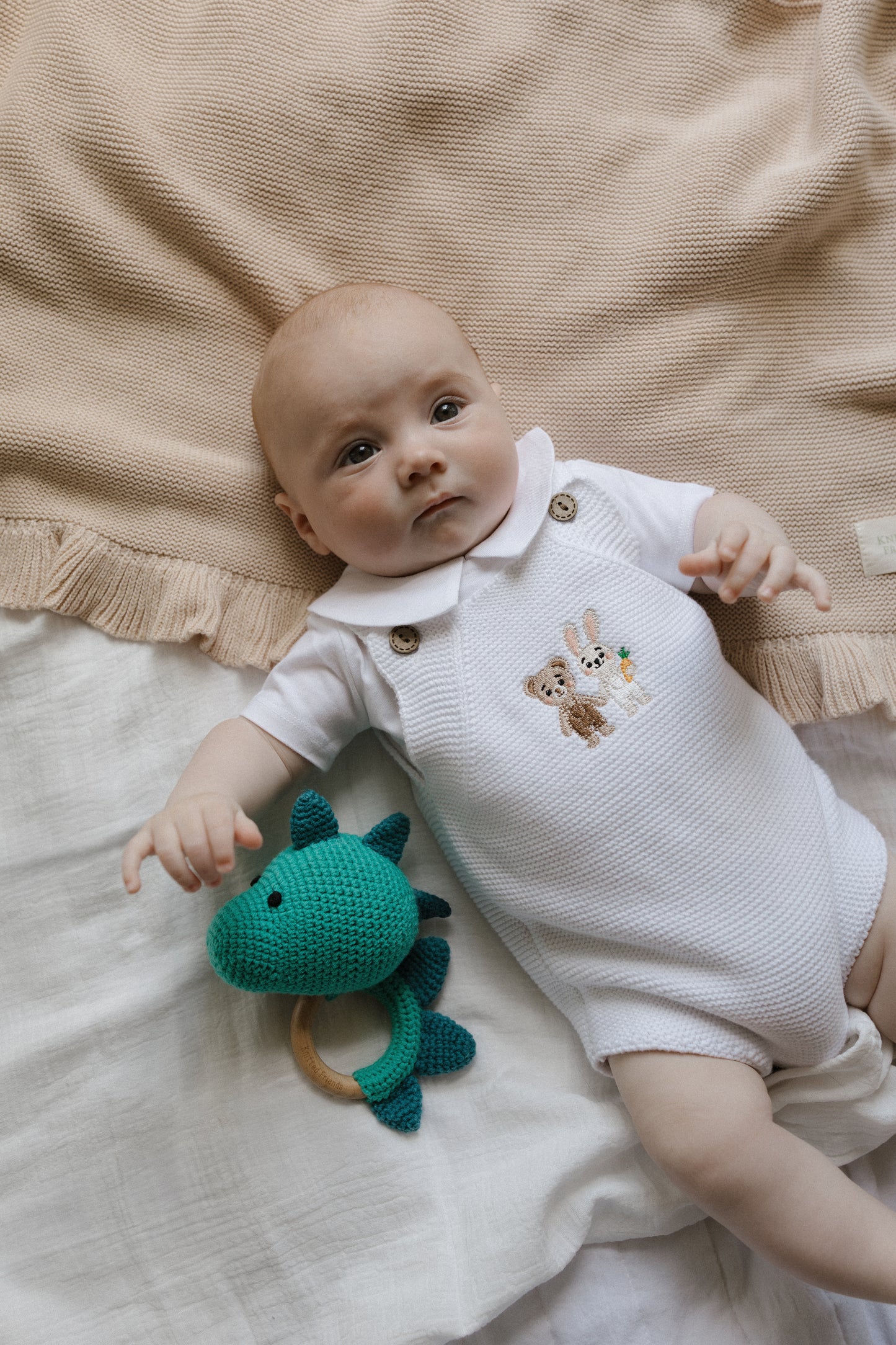 Baby Organic Cotton Knit Onesie