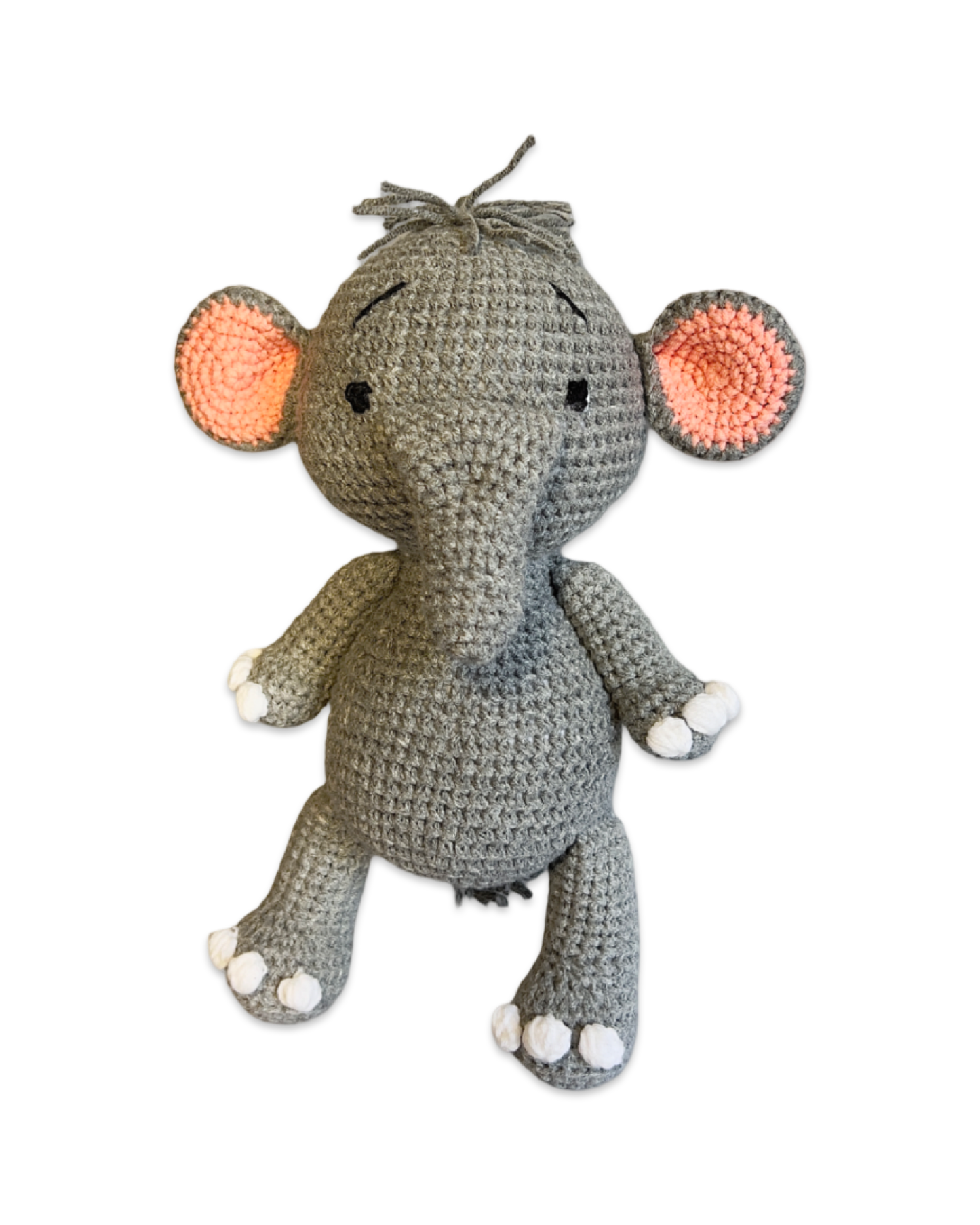 Juguete de elefante hecho a mano