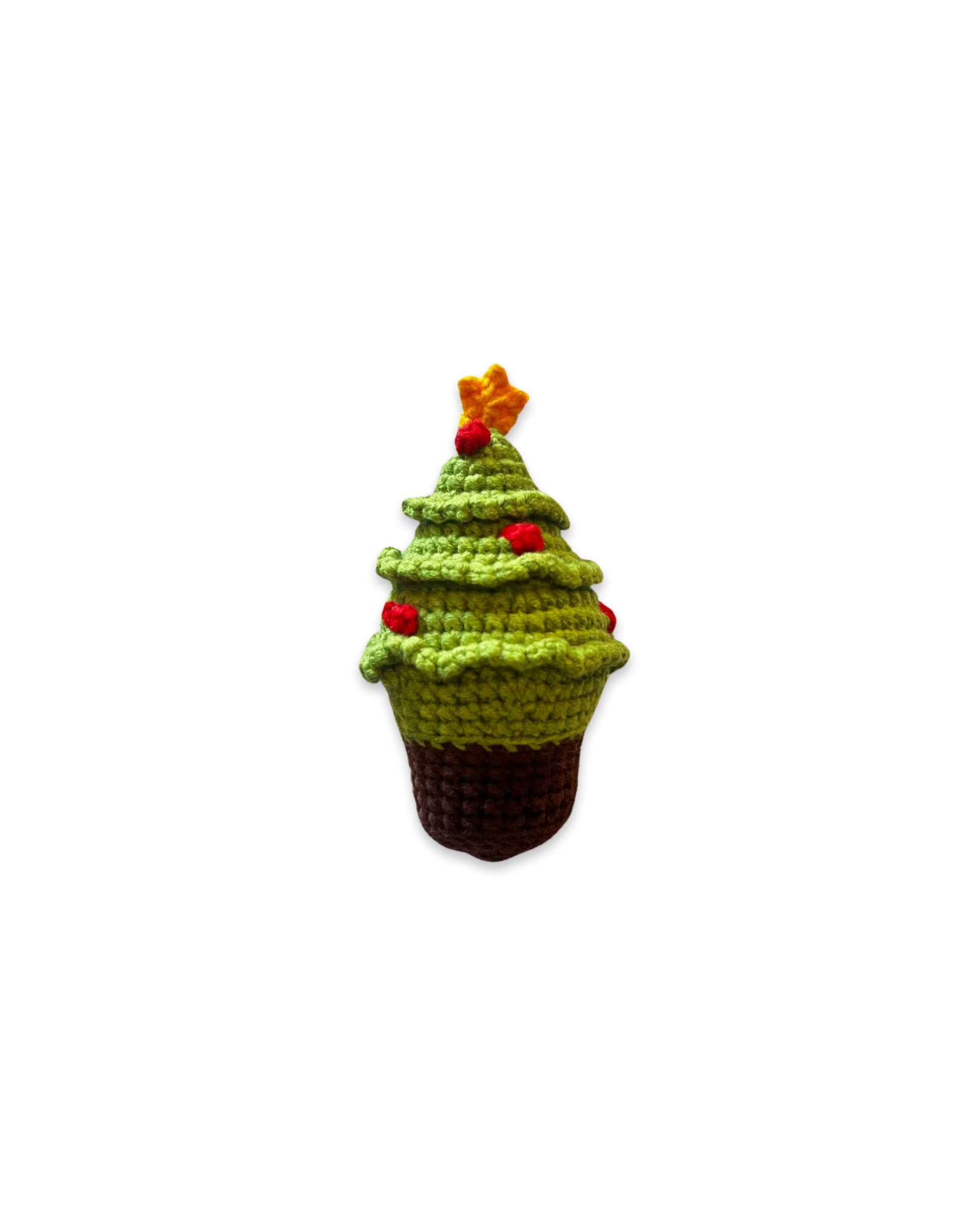 Handmade Christmas Tree amigurumi style yarn