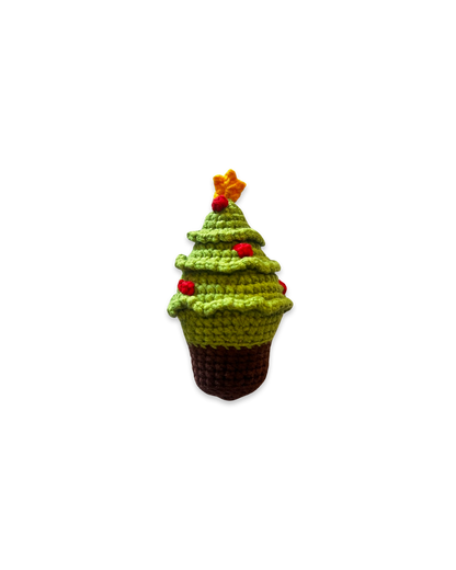 Handmade Christmas Tree amigurumi style yarn