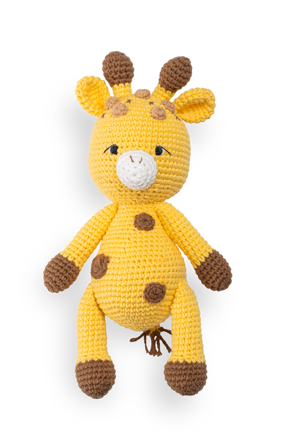 Handmade Giraffe Toy - Knitted Friends
