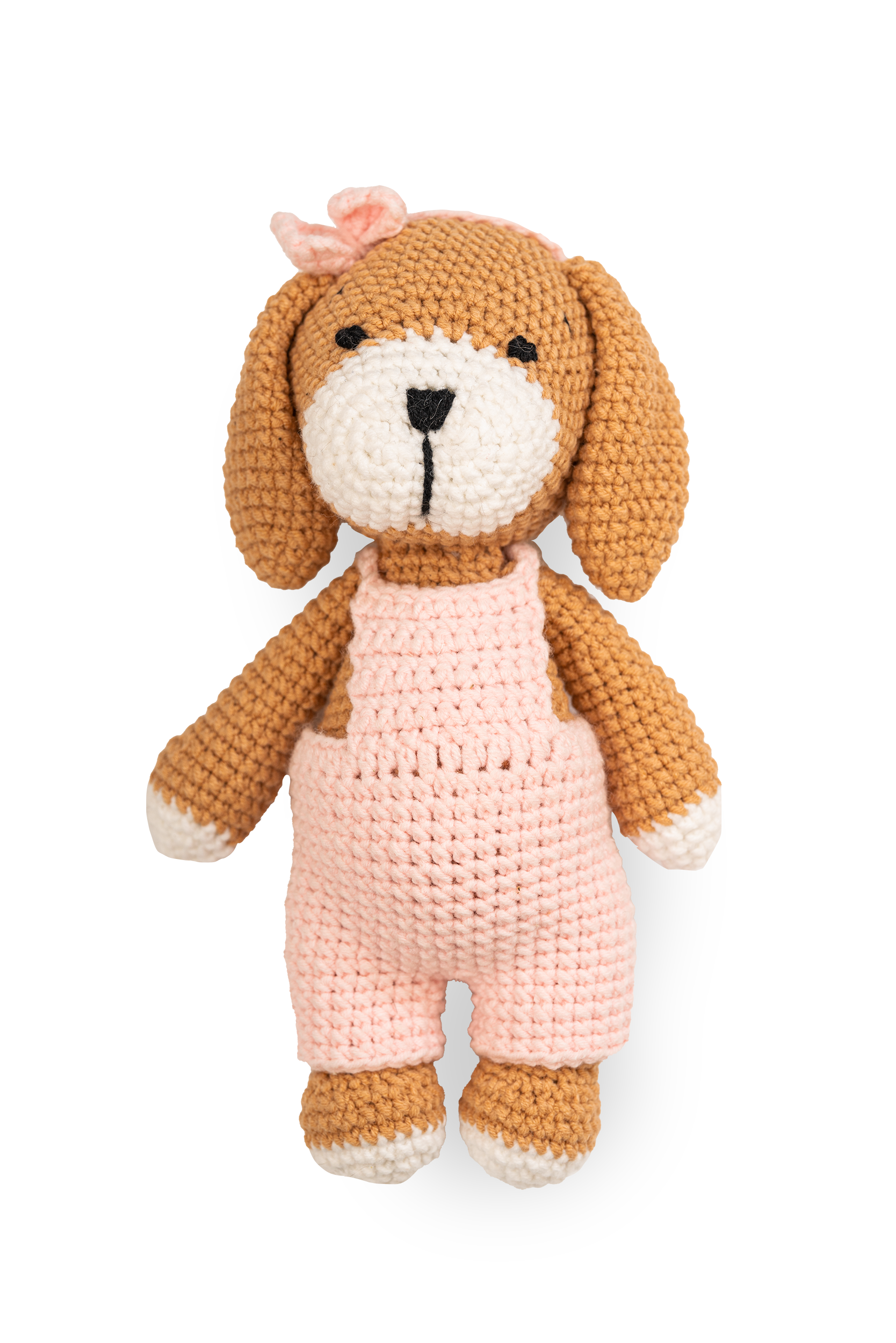 Cinnamon Pink Puppy - Knitted Friends