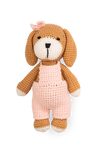 Cinnamon Pink Puppy - Knitted Friends