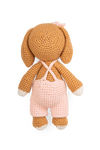 Cinnamon Pink Puppy - Knitted Friends