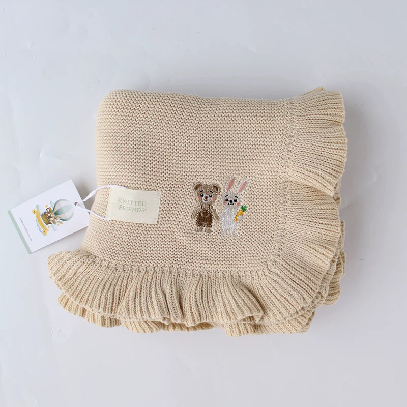 KNIT CLASSIC BLANKET -PREORDER SHIPS 2ND WEEK OCT
